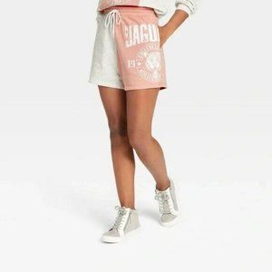 NWT Zoe + Liv Women's ColorBlock Adjustable Waist Shorts, Misty Rose, XXL